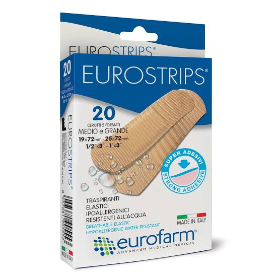 EUROSTRIPS 19 X 72 MM + 25 X 72 MM (CAJA X 20 UND).